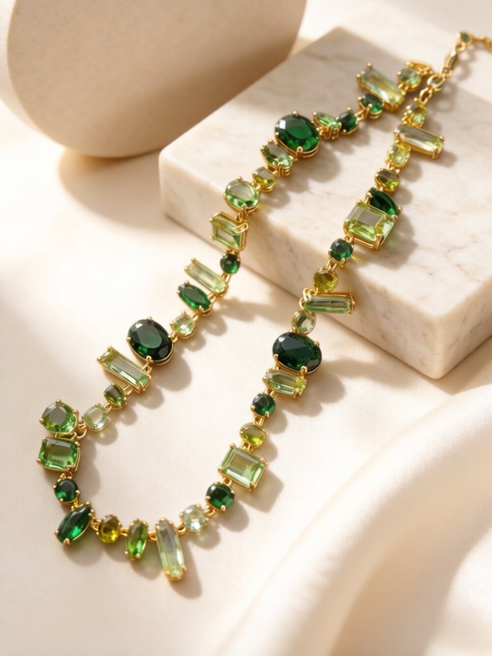 Swarovski GEMA Series Jadeland Fairy Tale Crystal Necklace - Picture 3 of 3